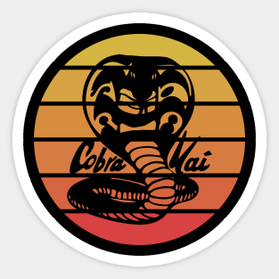 Cobra Kai Retro Logo Sticker